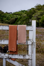 Terracotta Trama Throw