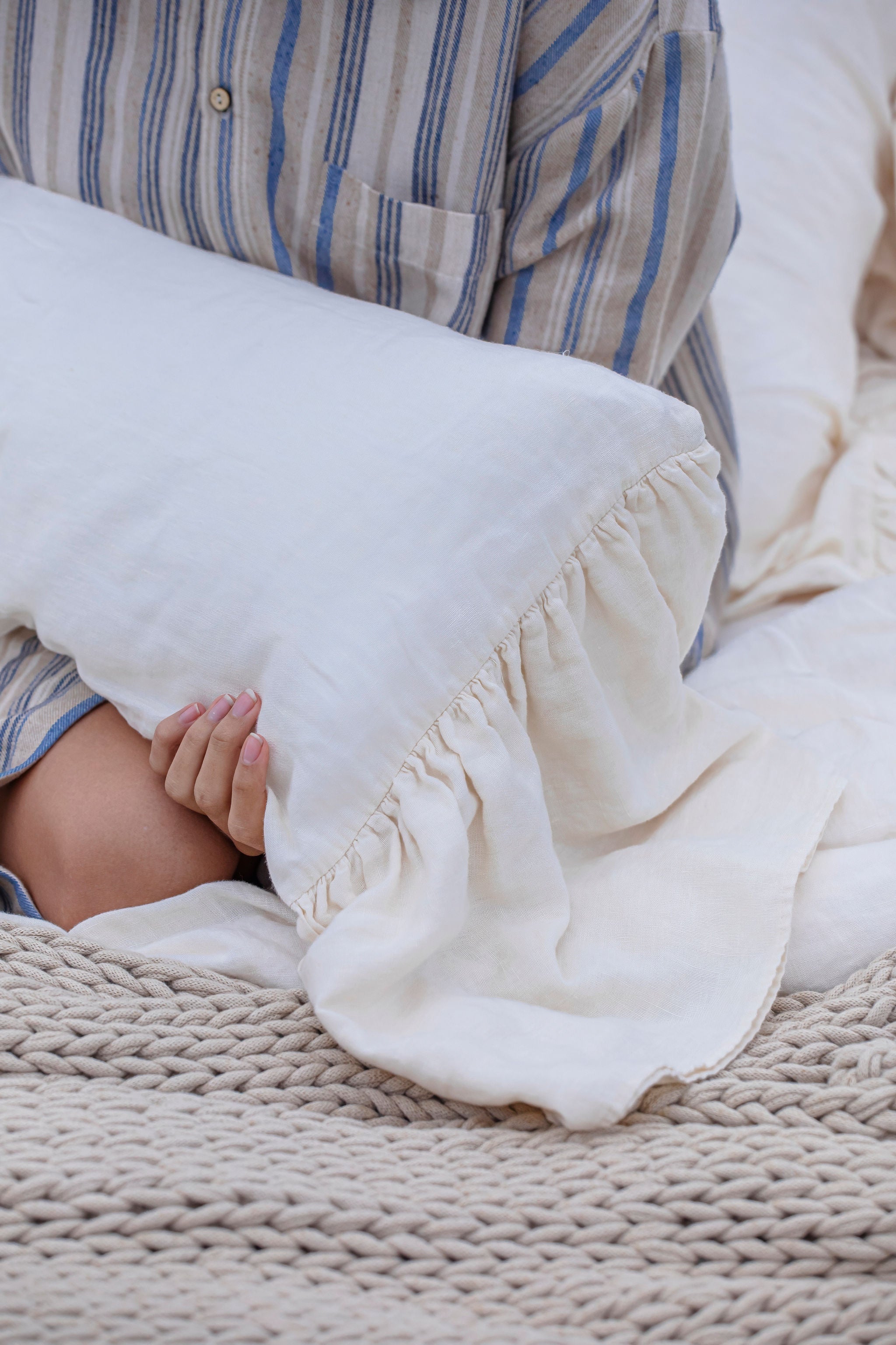 Clementine Deco Sham with Ruffles