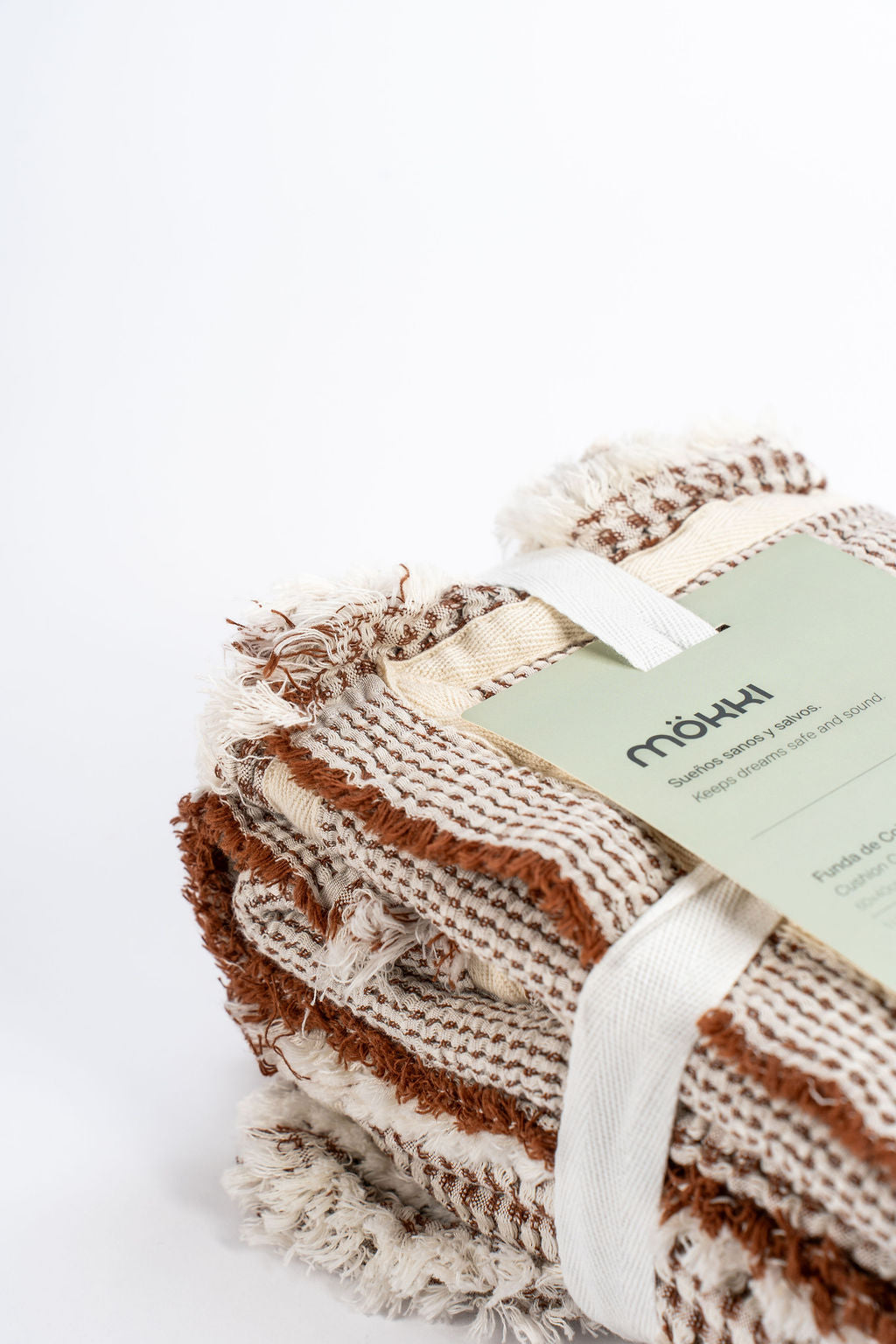 Funda  decorativa Waffle de Rayas