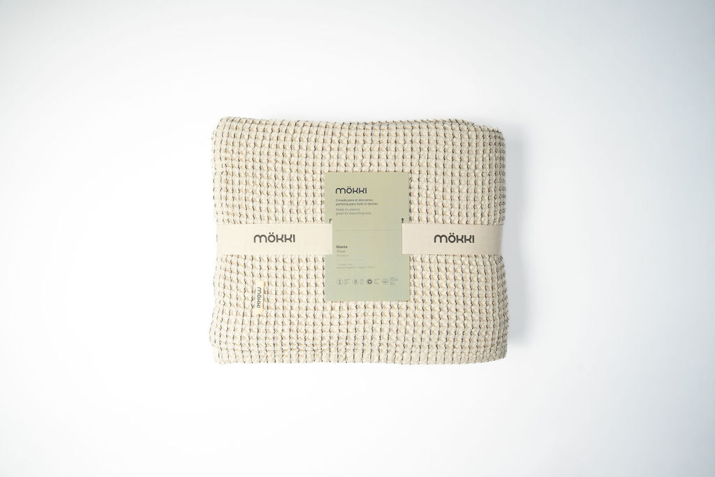 Natural Stripe Trama Throw