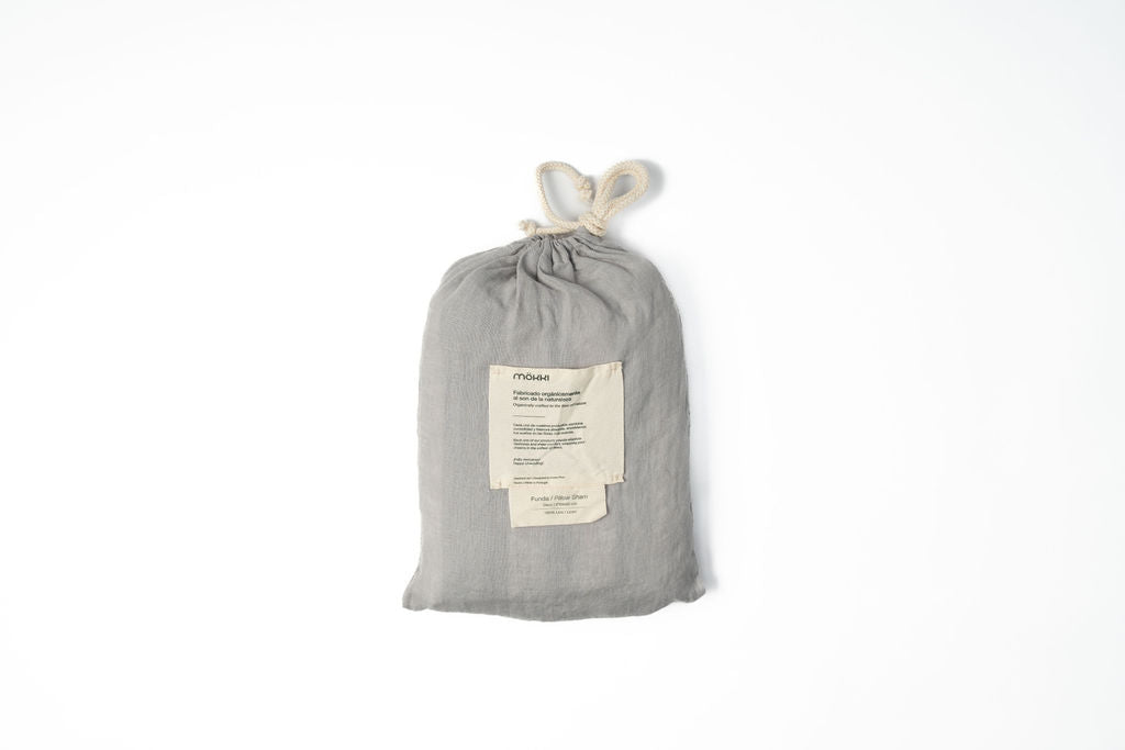 Darcy Stripes Euro Sham - Grey stripes