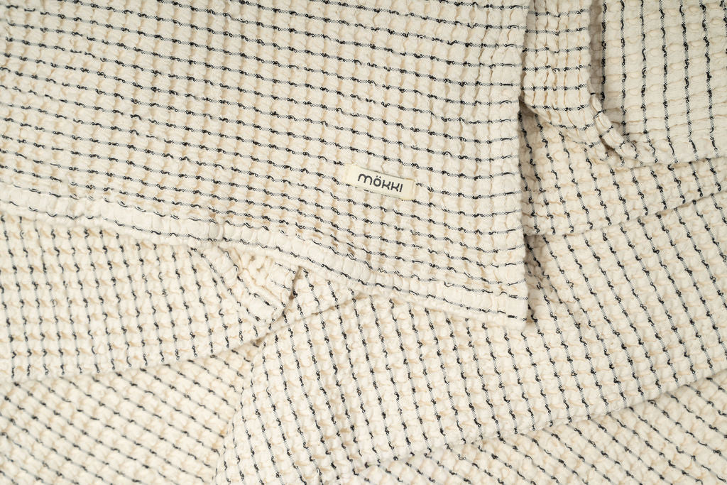 Natural Stripe Trama Throw